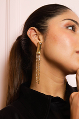 Crystal Luminance Dangle Earrings