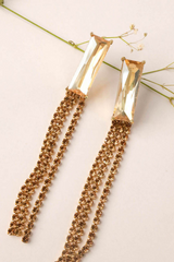 Crystal Luminance Dangle Earrings
