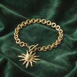 Arqa small T toggle bracelet