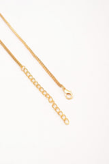 LINK DROP CHAIN MEDALLION NECKLACE