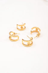 KINETIC MEDALLION EARRINGS
