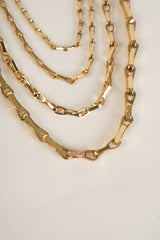 DOUBLE LAYERED CHLOE LINK NECKLACE